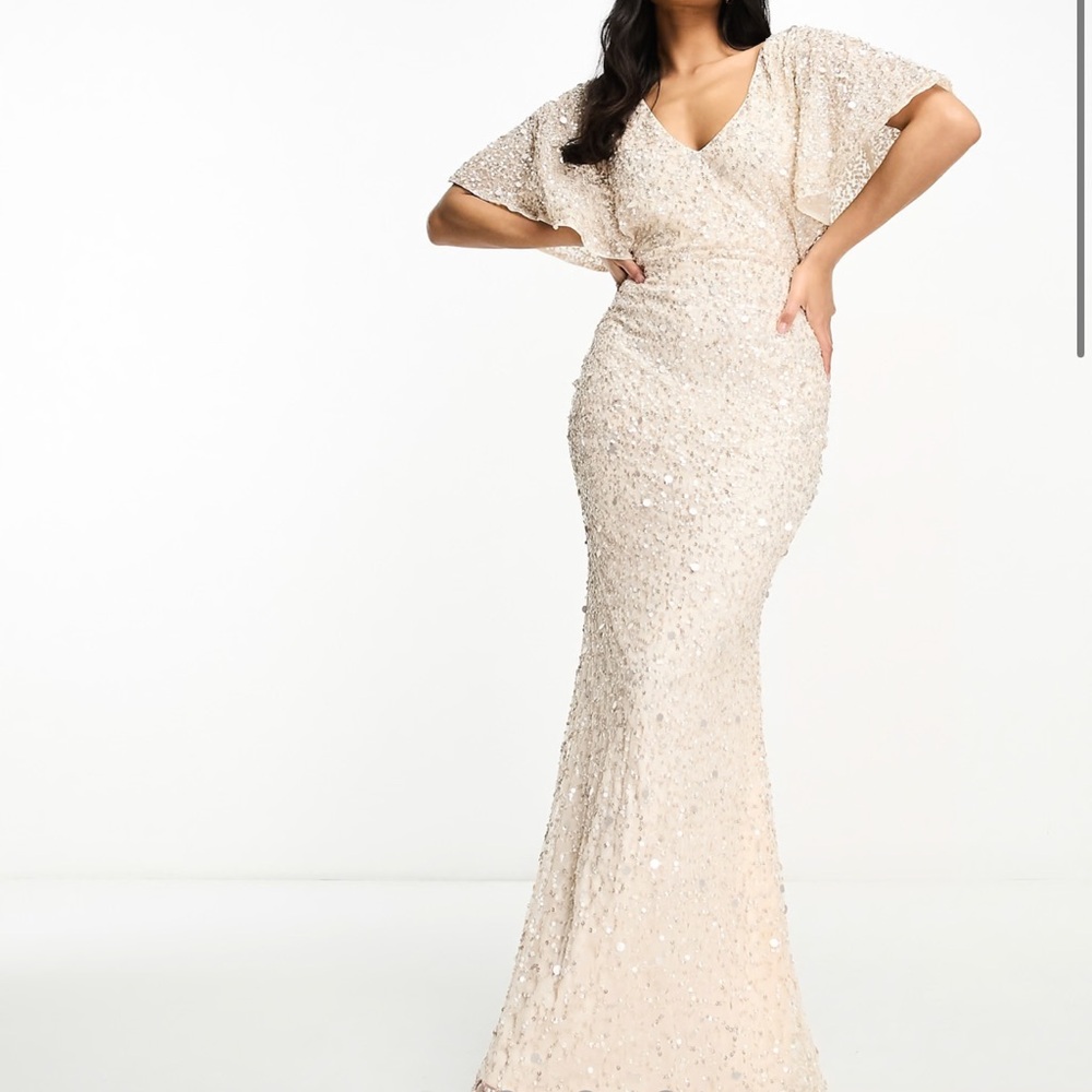 Beauut Champagne Maxi Dress